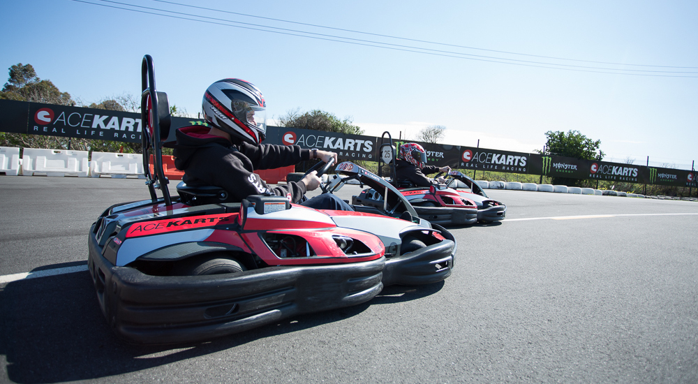 2017 action shot ace karts hero